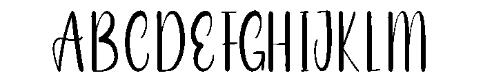 Packing Font UPPERCASE