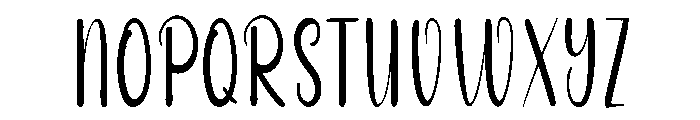 Packing Font UPPERCASE