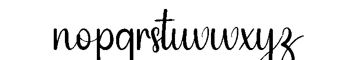Packing Font LOWERCASE