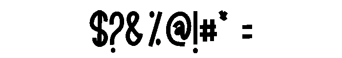 Paddle Board Font OTHER CHARS
