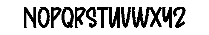 Paddle Board Font UPPERCASE