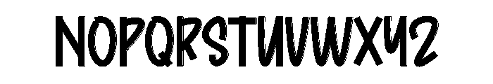 Paddle Board Font LOWERCASE