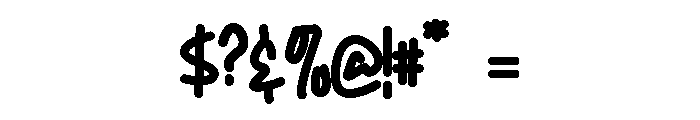 Padict Regular Font OTHER CHARS