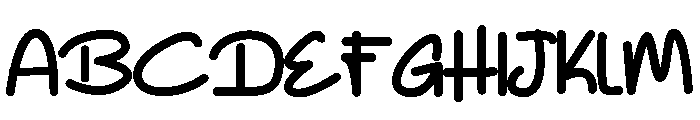 Padict Regular Font UPPERCASE