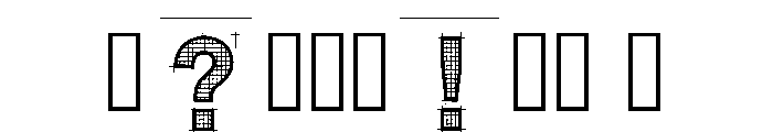 Padua Regular Font OTHER CHARS