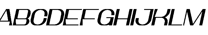 Pageroot Italic Font UPPERCASE