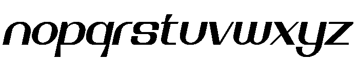 Pageroot Italic Font LOWERCASE