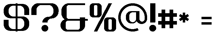 Pageroot Font OTHER CHARS