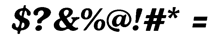 Pagoh Cluser Font OTHER CHARS