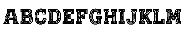 Paiel Regular Font UPPERCASE
