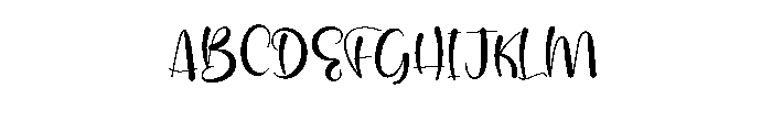 Paija Singing Font UPPERCASE