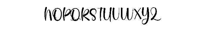 Paija Singing Font UPPERCASE