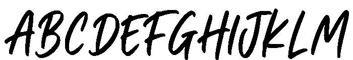 Pain Strike Regular Font UPPERCASE