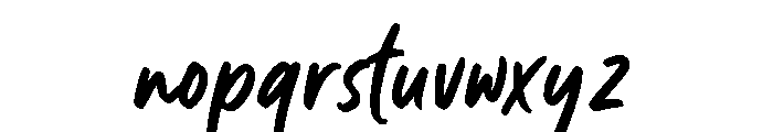 Pain Strike Regular Font LOWERCASE