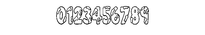 Paint Or Slime By Squee Regular Font OTHER CHARS