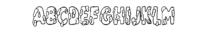 Paint Or Slime By Squee Regular FONT