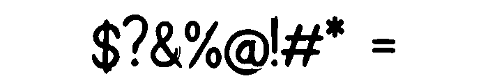 Paint_Stroke Font OTHER CHARS