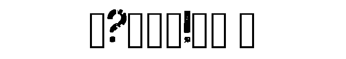 Paintball Army Stencil  Regular Font OTHER CHARS