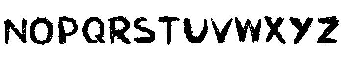 Paintbrushsas Regular Font LOWERCASE