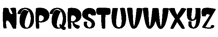 Painters Coloring Font UPPERCASE
