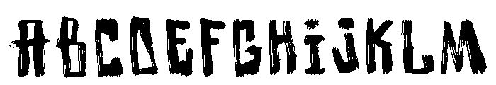 Painti Regular Font UPPERCASE