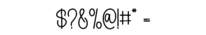 Painting Romance Font OTHER CHARS