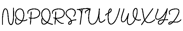 Painting Romance Font UPPERCASE