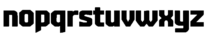 Pakno Font LOWERCASE