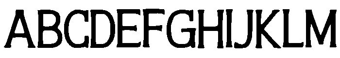 Pale_Violet Font UPPERCASE