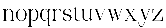 Palgrace Regular Font LOWERCASE