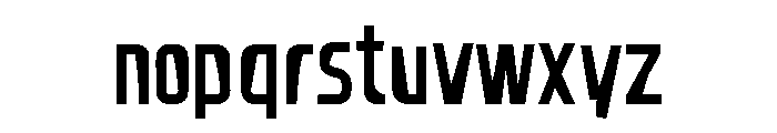 Pall-Bold Font LOWERCASE
