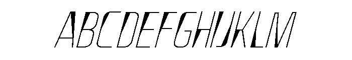 Pall-Italic Font UPPERCASE