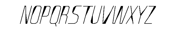 Pall-Italic Font UPPERCASE