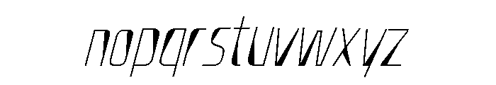 Pall-Italic Font LOWERCASE