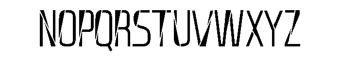 Pall-Slice Font UPPERCASE