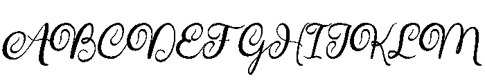 Palm Champagne Regular Font UPPERCASE