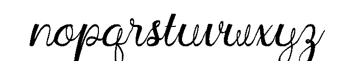 Palm Champagne Regular Font LOWERCASE