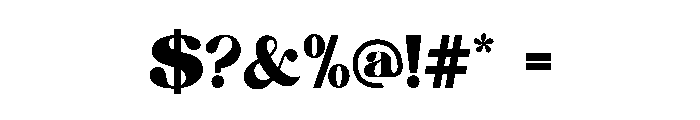 Palm Tango Font OTHER CHARS