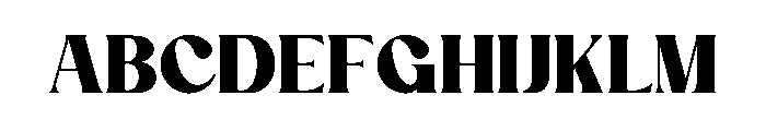Palm Tango Font UPPERCASE