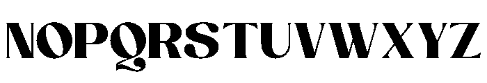 Palm Tango Font UPPERCASE