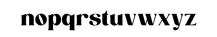 Palm Tango Font LOWERCASE
