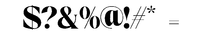 Palm Vintage Font OTHER CHARS