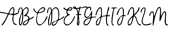 Palmer Cheerful Regular Font UPPERCASE