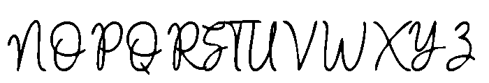 Palmer Cheerful Regular Font UPPERCASE