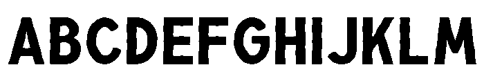Palmera Island Bold Regular Font UPPERCASE