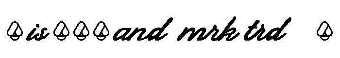Palmera Island Dingbats Regular Font OTHER CHARS