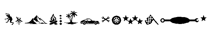 Palmera Island Dingbats Regular FONT