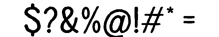 Palmera Island High Regular Font OTHER CHARS