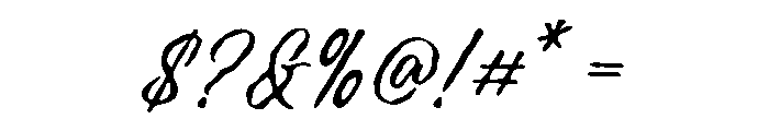 Palmeria-Regular Font OTHER CHARS