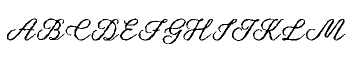 Palmeria-Regular Font UPPERCASE